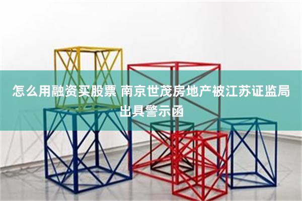 怎么用融资买股票 南京世茂房地产被江苏证监局出具警示函