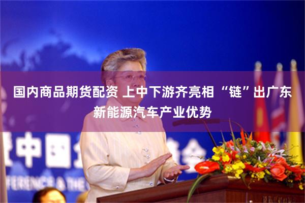 国内商品期货配资 上中下游齐亮相 “链”出广东新能源汽车产业优势