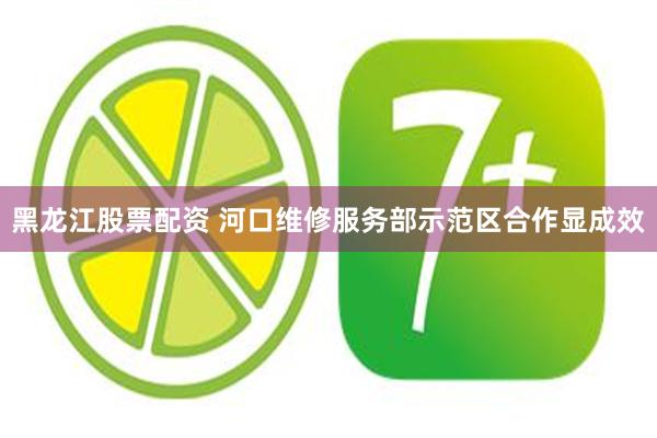 黑龙江股票配资 河口维修服务部示范区合作显成效