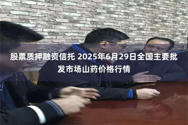 股票质押融资信托 2025年6月29日全国主要批发市场山药价格行情